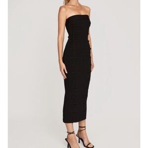 SAU LEE Jennifer Strapless Knit Dress